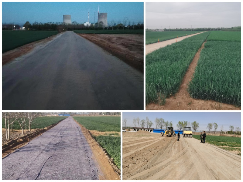 土壤固化剂-铜川项目高标准农田道路固化